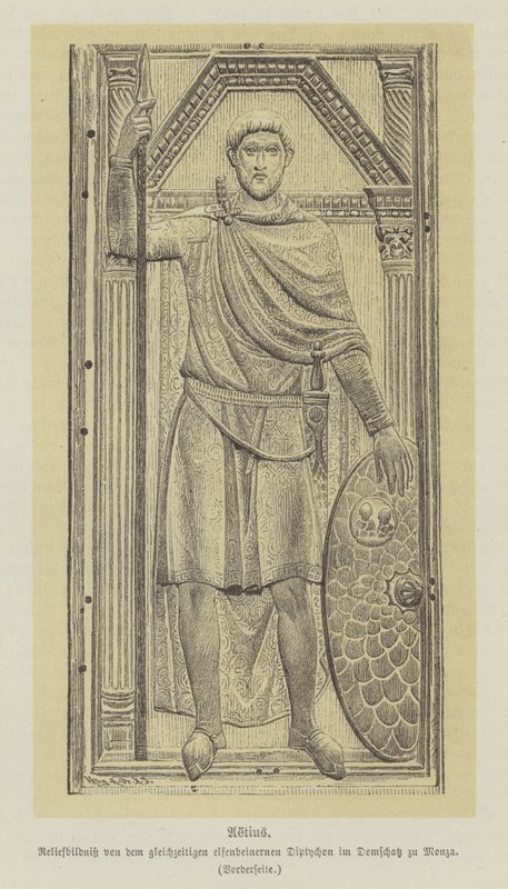 Flavius Aetius, Romeins generaal door German School