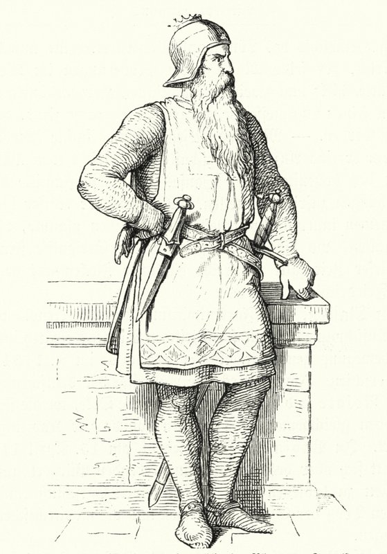Frederik Barbarossa, Koning van Duitsland en Italië en Heilige Roomse Keizer door German School