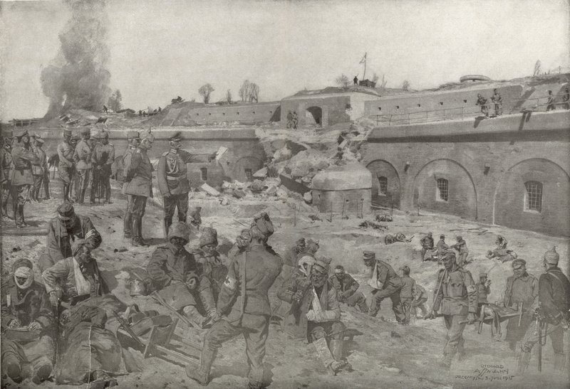 Generaal Veldmaarschalk von Mackensen bezoekt Augenfort van Przemysl door German School