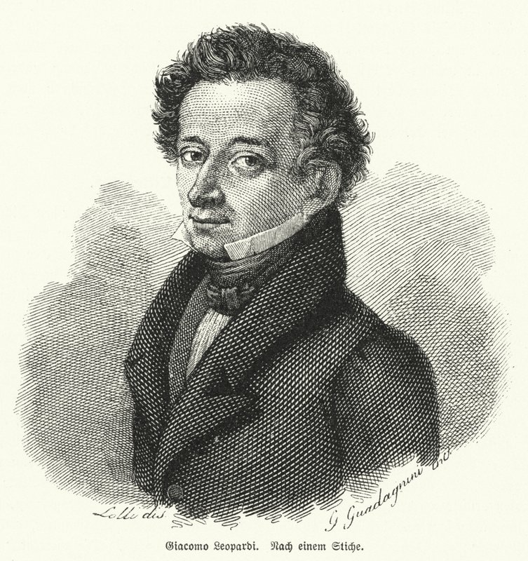 Giacomo Leopardi, Italiaanse filosoof, dichter en filoloog door German School