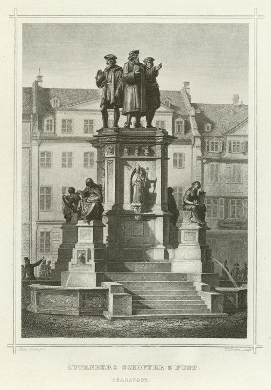 Gutenberg, Schoffer en Fust, Frankfurt door German School