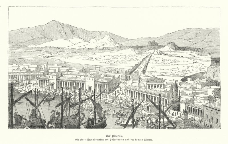 Haven van Piraeus, Oud-Griekenland door German School