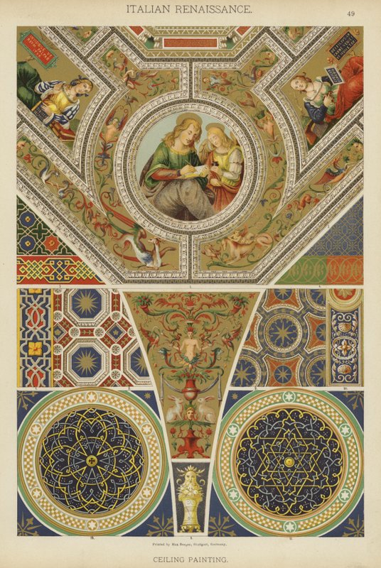 Italiaanse Renaissance, Plafondschildering door German School