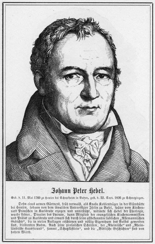 Johann Peter Hebel door German School