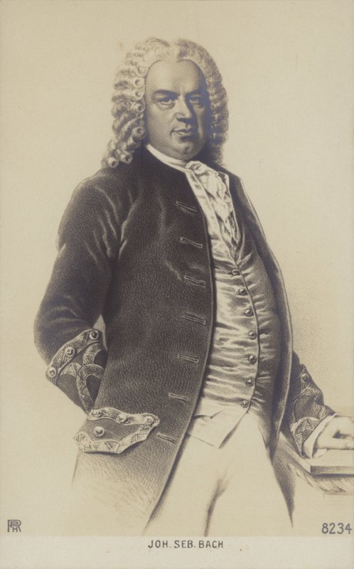 Johann Sebastian Bach, Duitse componist, organist, klavecinist, violist en altviolist uit de Barokperiode (1685-1750) door German School