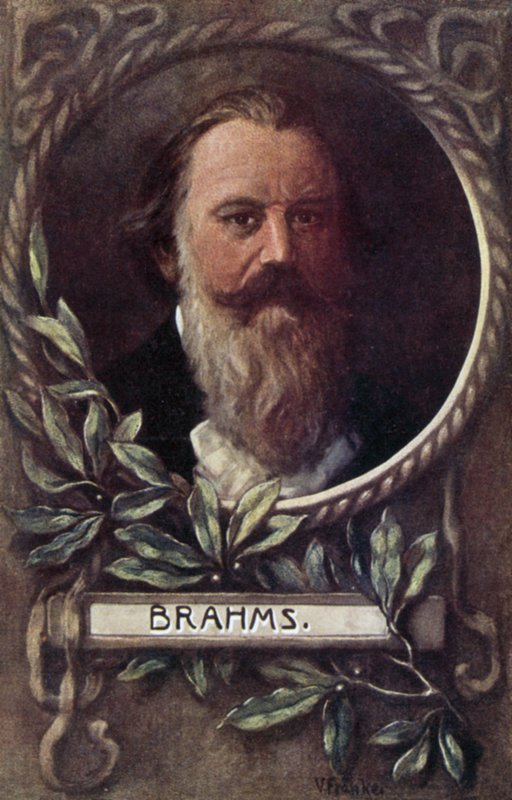 Johannes Brahms, Duitse componist en pianist door German School