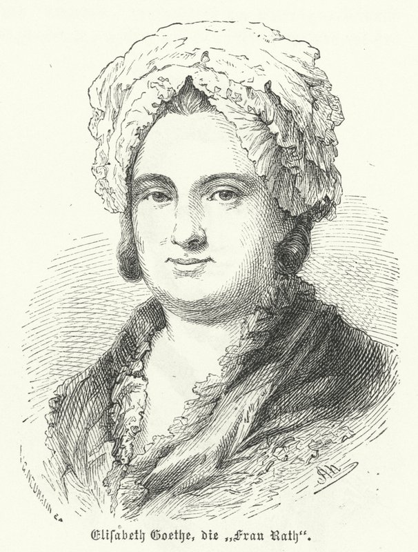Katharina Elisabeth Goethe, moeder van de Duitse auteur Johann Wolfgang Goethe door German School