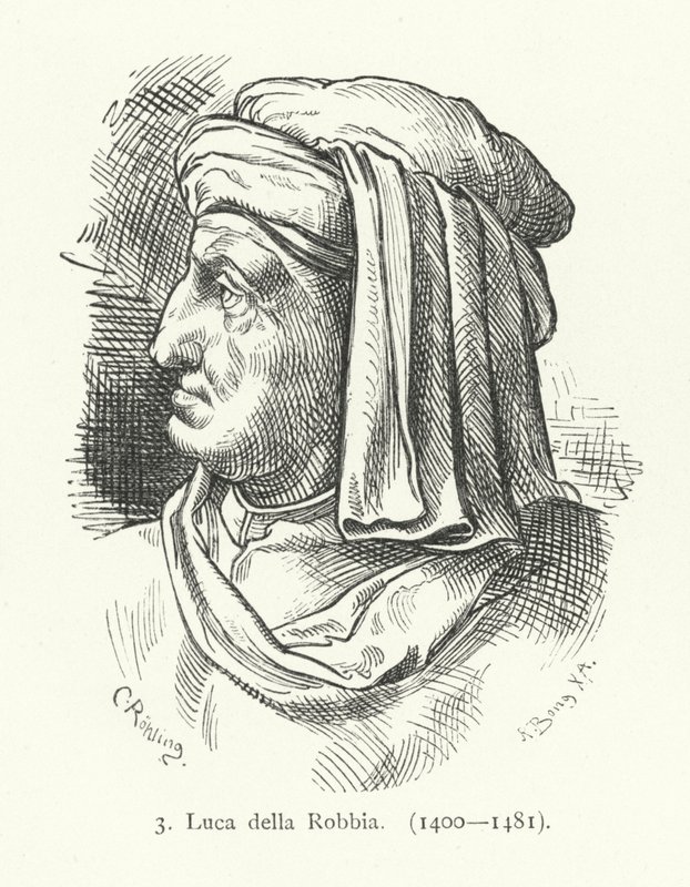 Luca della Robbia, Italiaanse Renaissance beeldhouwer door German School