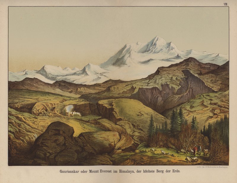 Mount Everest, de hoogste berg op aarde door German School
