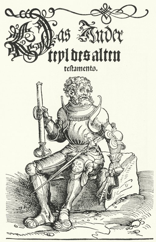 Pagina uit de eerste editie van Luthers Oude Testament door German School
