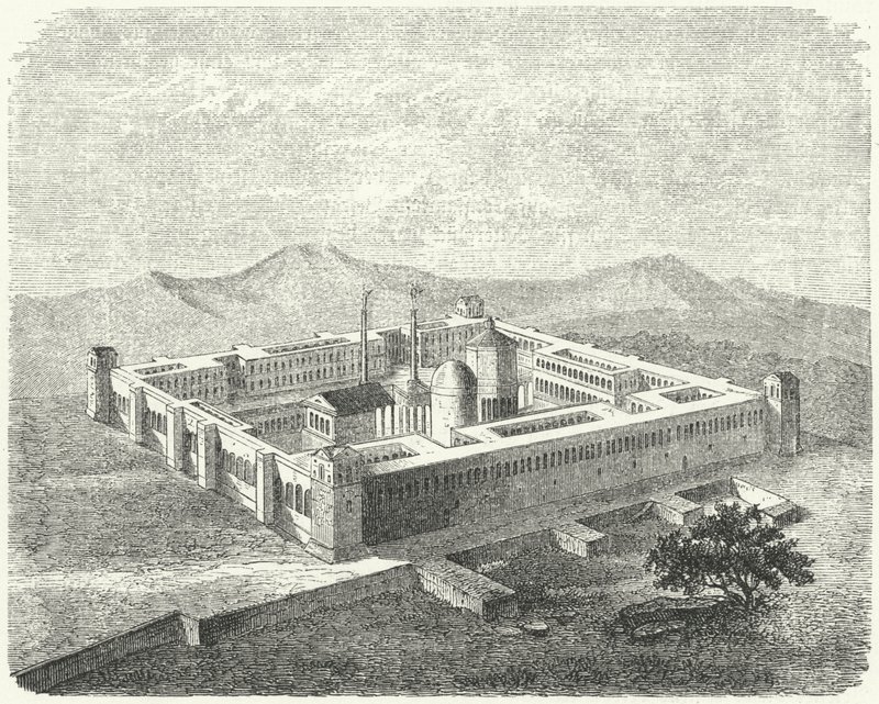 Paleis van Diocletianus in Salona, hoofdstad van de Romeinse provincie Dalmatië door German School