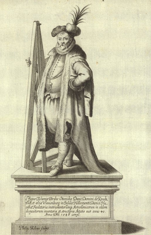 Portret van Tycho Brahe door German School