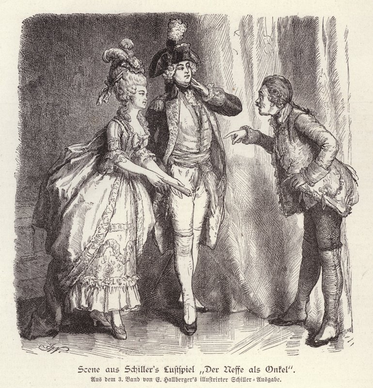 Scène uit Friedrich Schiller