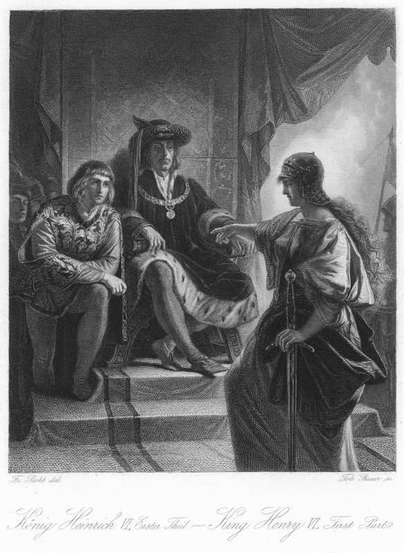 Scène uit King Henry VI Eerste Deel II door German School