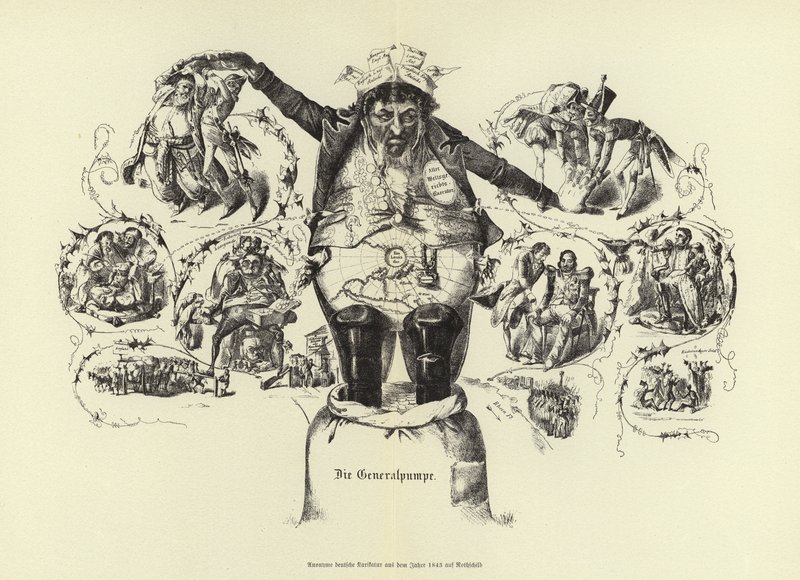 De algemene pomp (litho) door German School