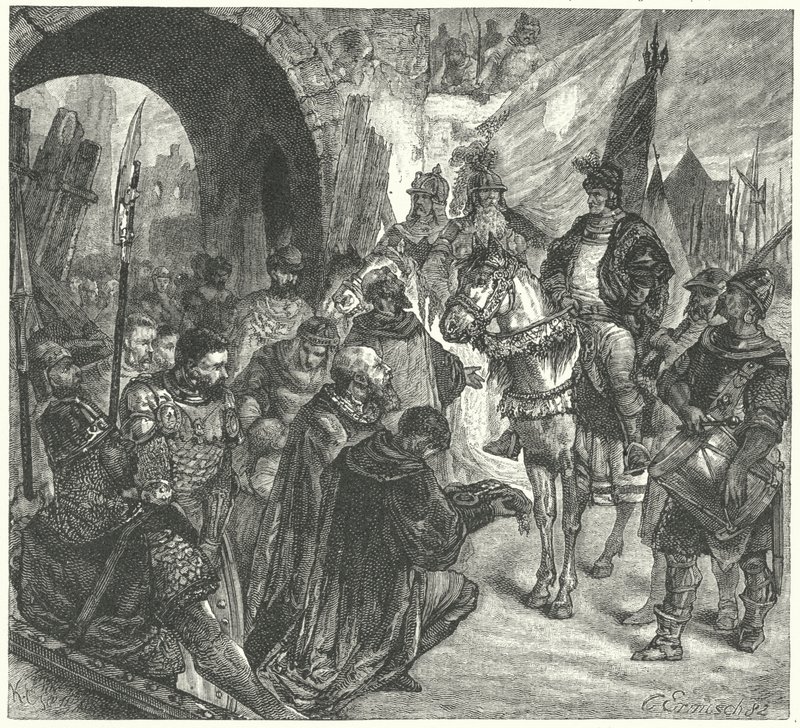 De Hussitische Generaal Prokop de Grote voor Naumburg door German School