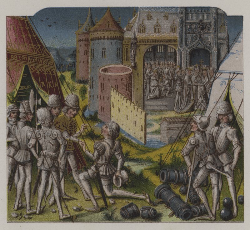 Het huwelijk van Sigismund, keurvorst van Brandenburg, en Maria van Hongarije door German School