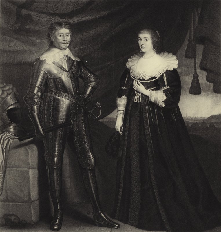 Frederik Hendrik en Amalia door Gerrit van Honthorst