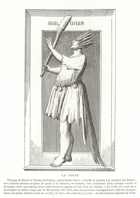 Dwaasheid door Giotto di Bondone