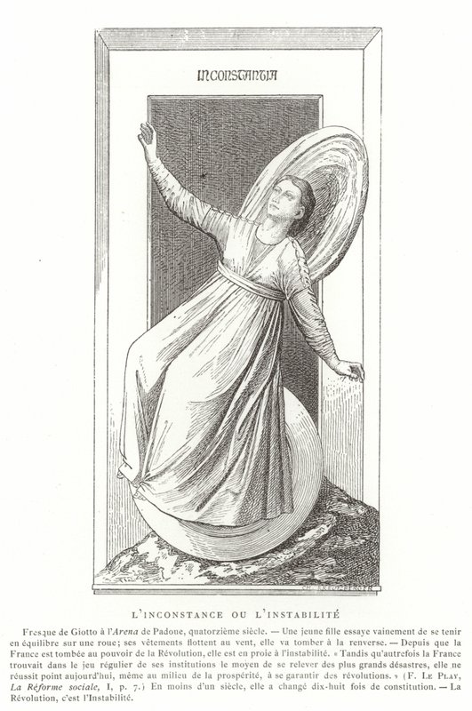 Onstandvastigheid door Giotto di Bondone