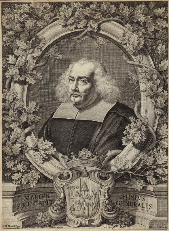 Portret van Don Mario Chigi door Giovanni Maria Morandi