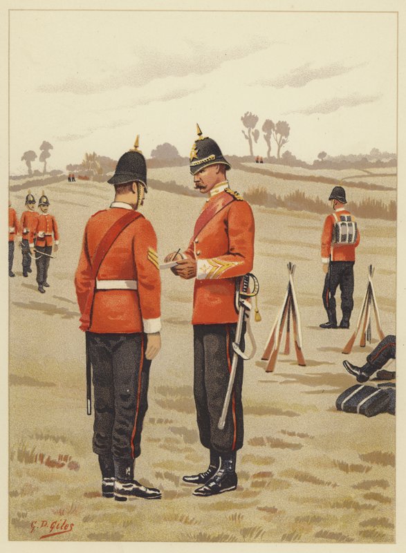 De 43e, Oxfordshire Lichte Infanterie door Godfrey Douglas Giles