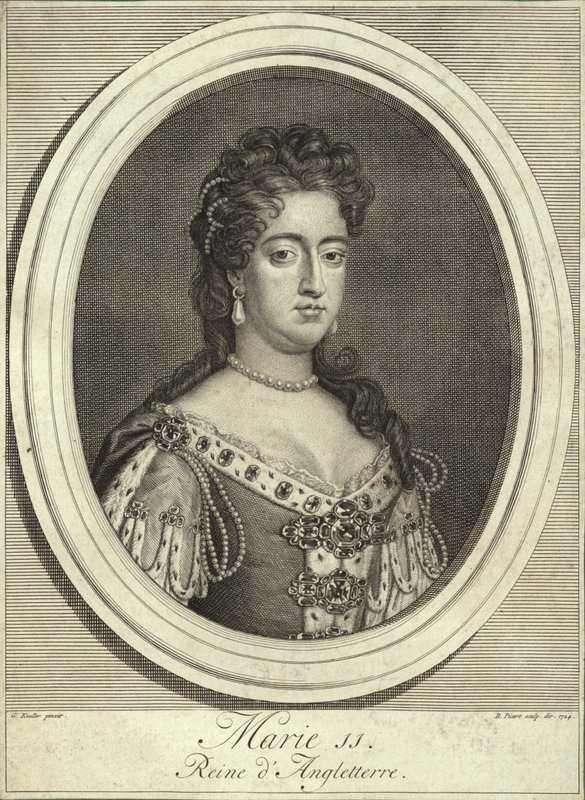 Portret van Koningin Mary II van Engeland, Schotland en Ierland door Godfrey Kneller