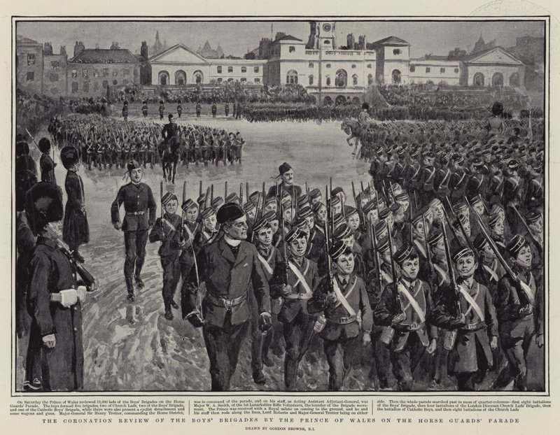 De kroningsparade van de Boys