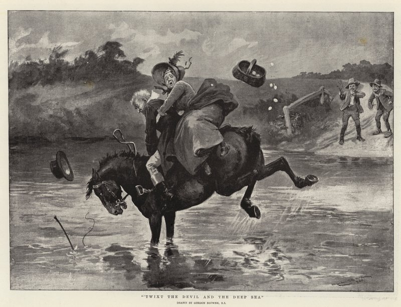 Tussen de Duivel en de Diepe Zee door Gordon Frederick Browne