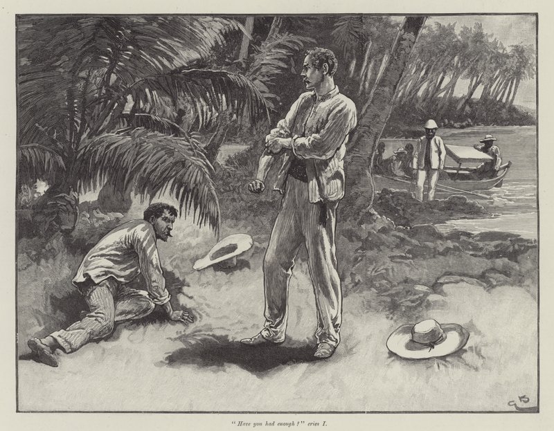 Uma, of het strand van Falesa, door Robert Louis Stevenson door Gordon Frederick Browne