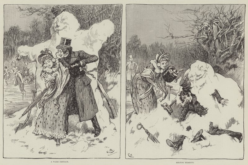 Wintertaferelen door Gordon Frederick Browne