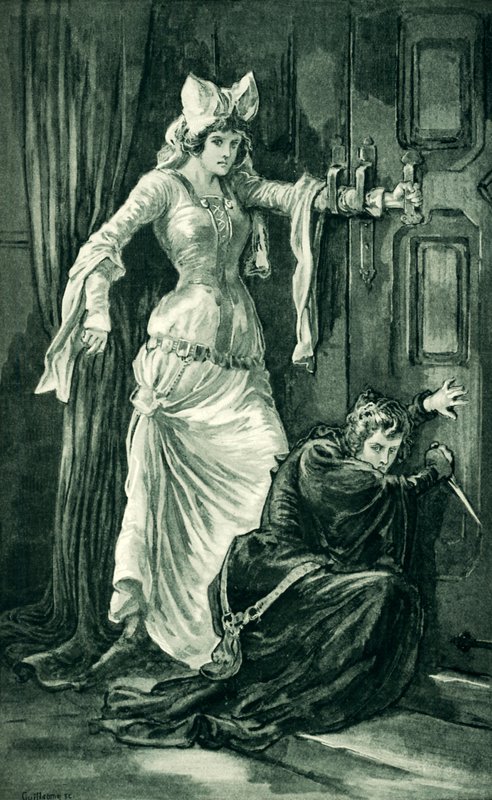 Voor de moord op James I in Perth door Gordon Frederick Browne