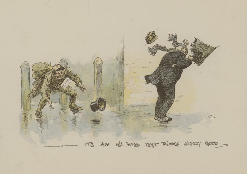Het is een slechte wind die niemand goed doet door Gordon Frederick Browne