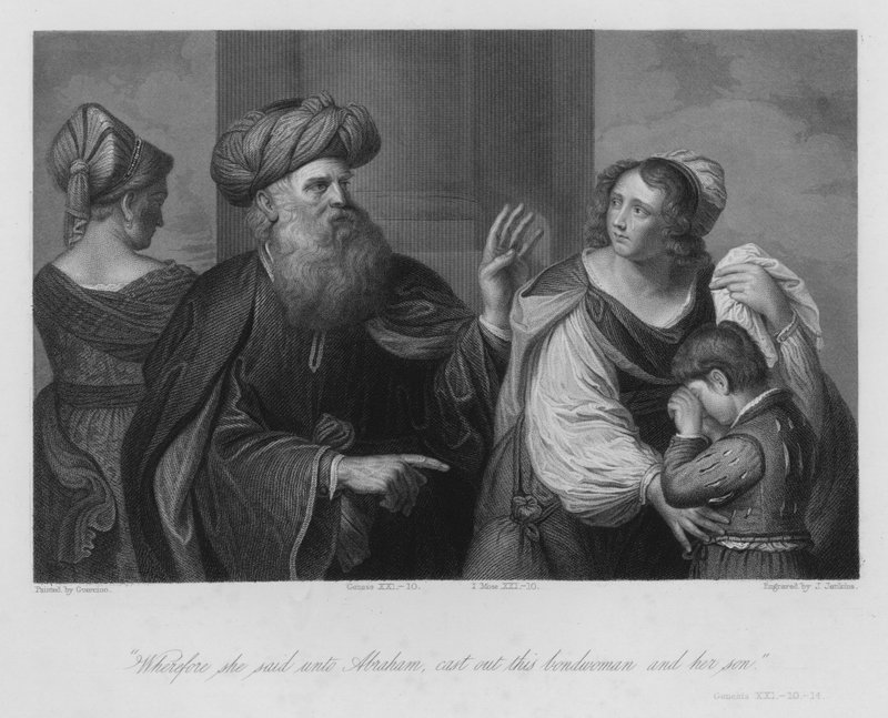 Verdrijf deze slavin en haar zoon, Genesis XXI door Guercino