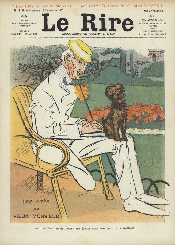Illustratie voor Le Rire door Guillaume Le Barrois dOrgeval