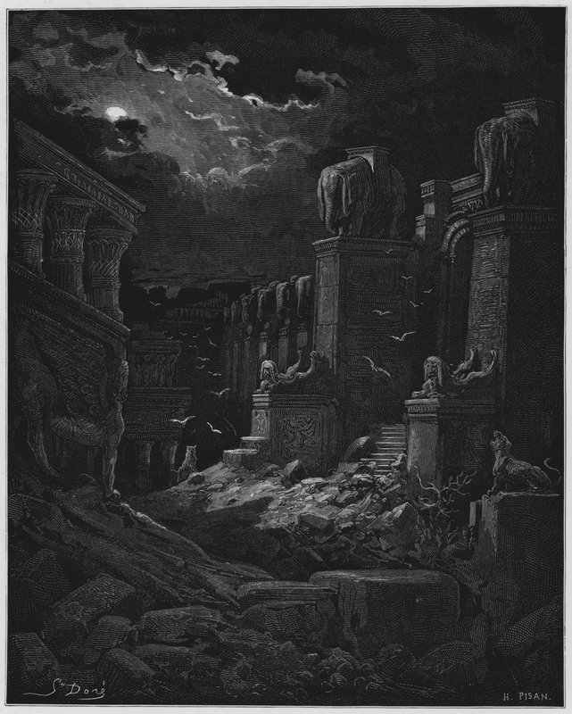 Babylon gevallen door Gustave Dore