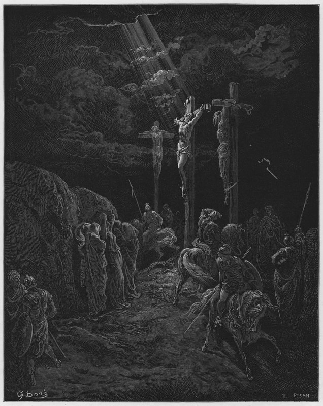 De dood van Christus door Gustave Dore