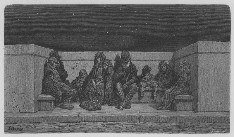 Onder de Sterrenhemel door Gustave after Dore