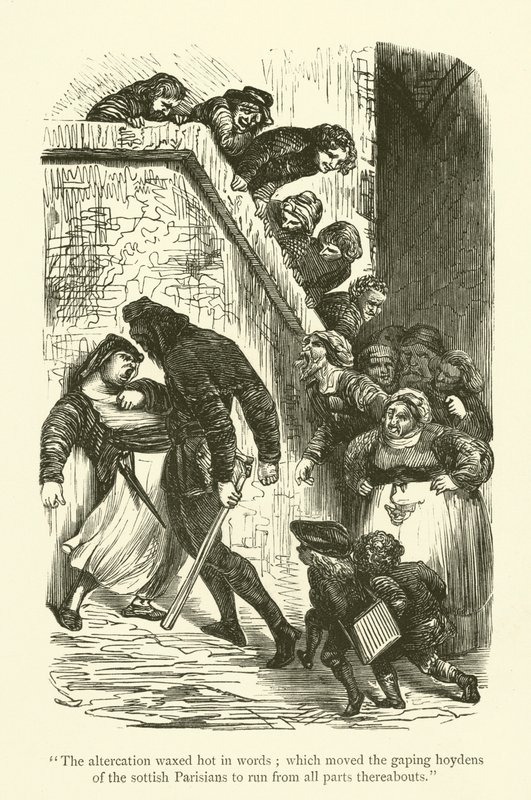 Illustratie voor de werken van Rabelais door Gustave after Dore