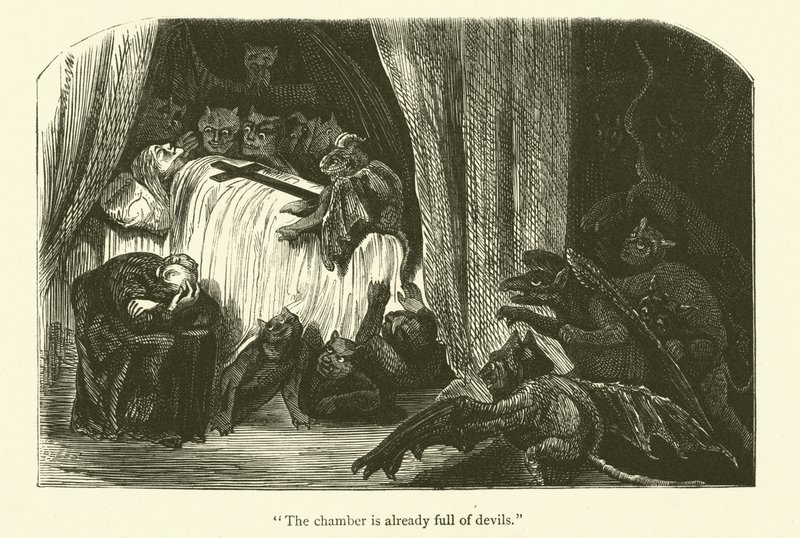 Illustratie voor de werken van Rabelais door Gustave after Dore