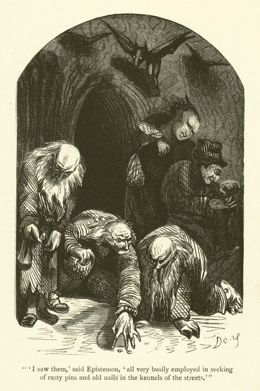 Illustratie voor de werken van Rabelais door Gustave after Dore