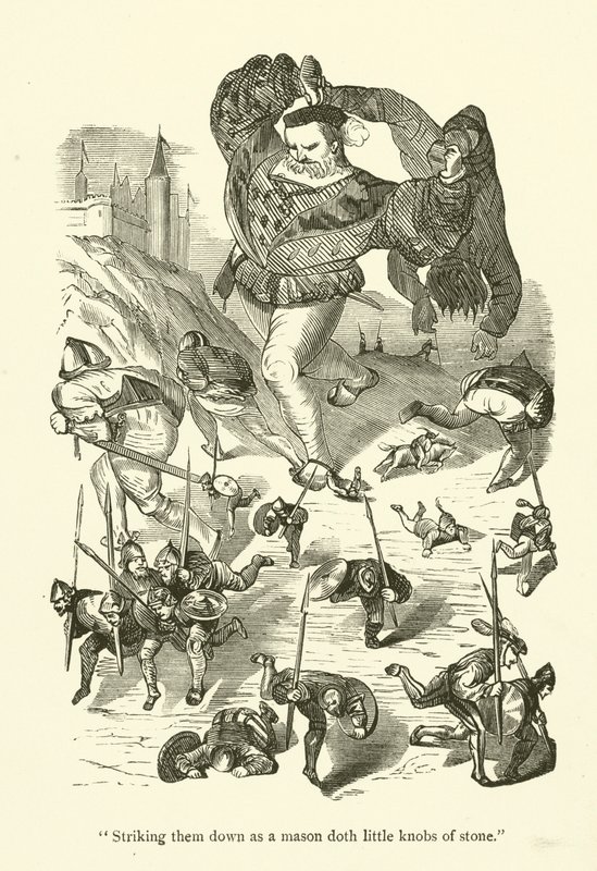 Illustratie voor de werken van Rabelais door Gustave after Dore