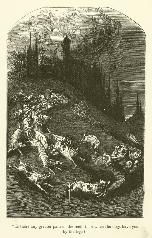 Illustratie voor de werken van Rabelais door Gustave after Dore