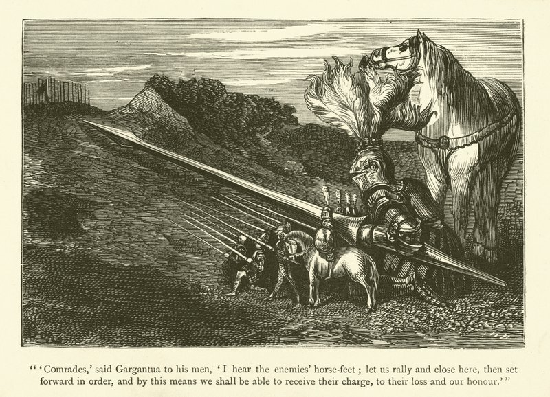 Illustratie voor de werken van Rabelais door Gustave after Dore