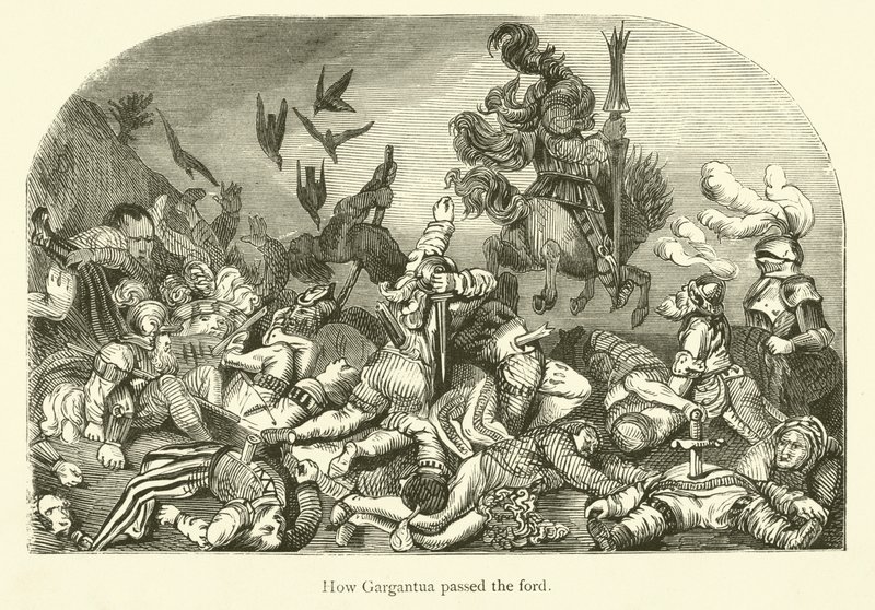 Illustratie voor de werken van Rabelais door Gustave after Dore