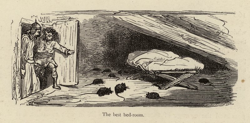 De beste slaapkamer door Gustave after Dore