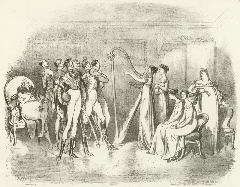 Corinna of Vocale Charms door Gustave Dore