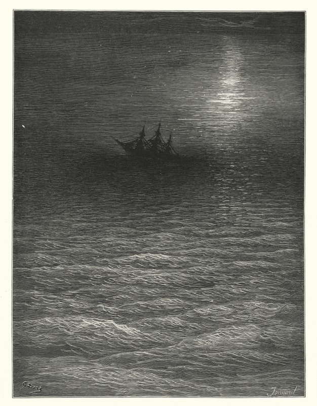 Gustave Doré illustratie voor Coleridge