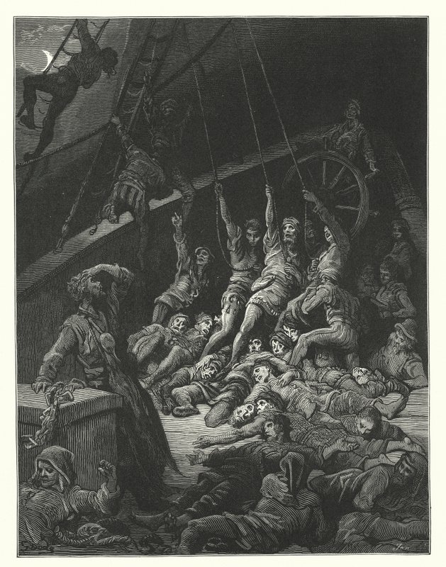 Gustave Doré illustratie voor Coleridge