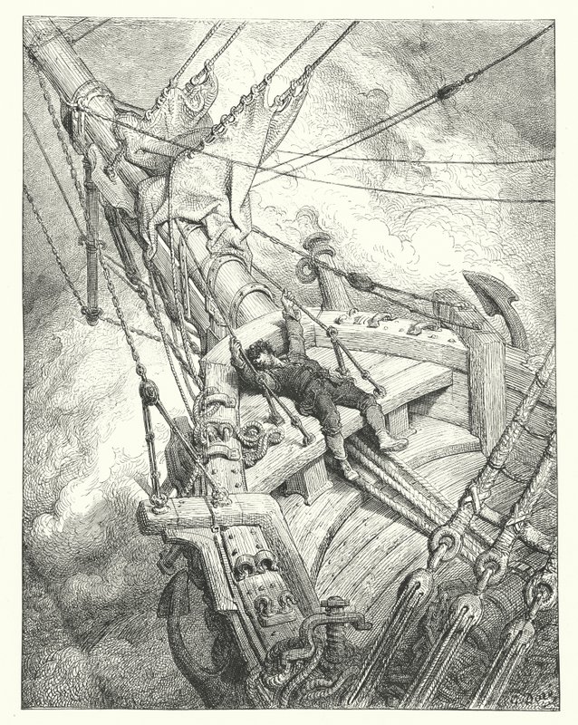 Gustave Doré illustratie voor Coleridge